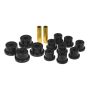 Prothane 85-88 Suzuki Samurai Spring & Shackle Bushings (OEM Shackles) - Black