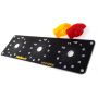 Haltech HT-010510 Triple Switch Panel Kit w/Yellow & Red Knobs