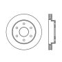 Stoptech 128.66040R Drilled Sport Brake Rotor
