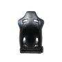 NRG RSC-810BK L/R Reclinable Sport Seats (Pair) The Arrow Black Vinyl w/ Pressed  logo w/ Black Stitch