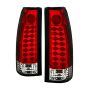 SPYDER 5001375 LED Tail Lights - Red Clear