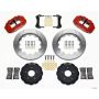Wilwood 140-10969-R Narrow Superlite 6R Front Hat Kit 14.00in Red Backdraft Cobra (BMW E36 Based)