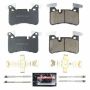PowerStop Z23-1450 PowerStop - Z23 Daily Driver Carbon-Fiber Ceramic Brake Pads with Hardware Kit