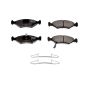PowerStop 17-649 PowerStop - Z17 Low-Dust Ceramic Brake Pads with Hardware