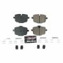 PowerStop Z23-1850 PowerStop - Z23 Daily Driver Carbon-Fiber Ceramic Brake Pads with Hardware Kit