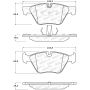 Stoptech 308.14060 Street Brake Pads - Rear