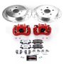 PowerStop KC5333-36 Z36 Truck and SUV Ceramic Brake Pad, Drilled & Slotted Rotor, and Caliper Kit