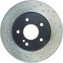 Stoptech 128.35034R Drilled Sport Brake Rotor
