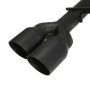 Remark RO-TSVA-S4B 15-22 Subaru WRX STi VA Axle Back Exhaust Stainless Steel Single Wall Tip 4in Cerakote Black