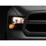Raxiom R118016 09-18 Dodge RAM 1500 Axial Series Euro Style Headlights w/ Dual Bulb Blk Housing (Clear Lens)