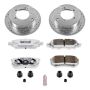 PowerStop K1202-26 Z26 Street Performance Ceramic Brake Pad and Drilled & Slotted Rotor Kit