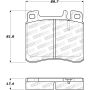 Stoptech 308.05780 Street Brake Pads - Front