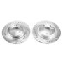 PowerStop JBR1749XPR PowerStop Evolution Performance Drilled, Slotted & Plated Brake Rotor Pair