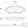 Stoptech 308.06610 Street Brake Pads