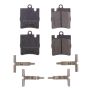 PowerStop 17-876 PowerStop - Z17 Low-Dust Ceramic Brake Pads with Hardware