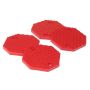 Prothane 19-1451 Universal Tuxedo Two Post Side Lift - Red