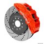 Wilwood 140-15311-DR SX6R Front Brake Kit 15in SRP Slotted/Drilled Red 05-13 Chevy Corvette