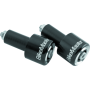 BikeMaster 152127 Anodized Aluminum Barend Pair - Black