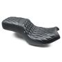 Mustang Motorcycle 82300 Mustang 20-22 Indian Challenger Squareback 1PC Seat w/ Diamond Stitch - Black