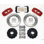 Wilwood 140-9407-R AERO4 RearTruck Kit 14.25in Red 1999-2010 GM 1500-SUV 1 Piston OE Caliper