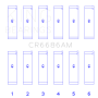 King Engine Bearings CR6686AM0.75 Toyota 1Mzfe (Size +0.75mm) Connecting Rod Bearing Set
