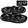 SPYDER 5009258 Projector Headlights - LED Halo - Smoke