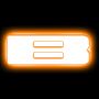 Oracle Lighting 3140-B-005 Universal Illuminated LED Letter Badges - Matte White Surface Finish - B