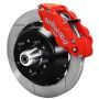 Wilwood 140-15410-R Narrow Superlite 6R Dust-Seal Big Brake Front Brake Kit 14in. Red With  Pro Spindle