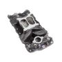 EDELBROCK EDE26013 SBC Performer Air Gap Manifold - 262-400 Black
