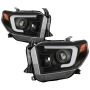 SPYDER 5088055 Light Bar Projector Headlights - Black