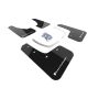 Rally Armor 18+ Subaru Ascent Black UR Mud Flap W/ White Logo