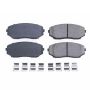 PowerStop 17-1258 PowerStop - Z17 Low-Dust Ceramic Brake Pads with Hardware