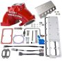 Banks Power 42797-PC 2007.5-2012 Ram 6.7L Monster-Ram Intake System Gen-2 w/Fuel Line - Red w/Heater System