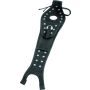 Mustang Motorcycle 79489 Mustang 00-15 Harley Softail Standard Rear Tire Sport Touring Solo Seat w/DBR Studs - Black