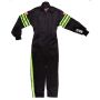 RACEQUIP RQP1950797 Black Suit Single Layer Kids XX-Large Green Trim