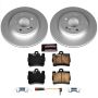 PowerStop CRK6201 Genuine Geomet Coated Rotor and Carbon-Fiber Ceramic Brake Pad Kit