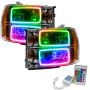 Oracle Lighting 7054-504 SMD Pre-Assembled Headlights, Square Ring Design, ColorSHIFT(tm) - Simple
