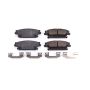 PowerStop 17-1020 PowerStop - Z17 Low-Dust Ceramic Brake Pads with Hardware