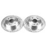 PowerStop JBR963XPR PowerStop Evolution Performance Drilled, Slotted & Plated Brake Rotor Pair