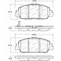 StopTech Street Performance 13-15 Honda Accord EX/EXL Front Brake Pads
