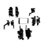 Metra 99-8300 Double/Single DIN Installation Dash Kit for Select 2000- Scion/Subaru/Toyota Vehicles (Black)