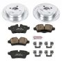 PowerStop K6281 Z23 Daily Driver Carbon-Fiber Ceramic Brake Pad and Drilled & Slotted Rotor Kit