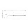 RIGHT STUFF DETAILING RSDRSBCF02S Brake Cable Set w/Hardwa re 68-69 Camaro Stainles