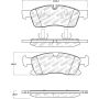 Stoptech 305.16290 Street Select Brake Pads w/Hardware - Front