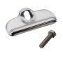 Kentrol 76-86 Jeep CJ Battery Tray Clamp - Polished Silver