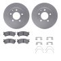 Dynamic Friction 4512-80053 Rotor Kit