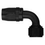 AEROQUIP AERFCM4433 #8 90 Deg Hose End Black