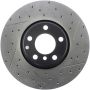 Stoptech 127.34126L Slotted & Drilled Sport Brake Rotor