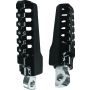 Burly Brand B13-1012B Razorback Pegs Pass - Black