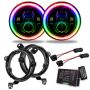 Oracle Lighting 5769J-333 Jeep Wrangler JL/Gladiator JT 7in. High Powered LED Headlights-ColorSHIFT 2.0